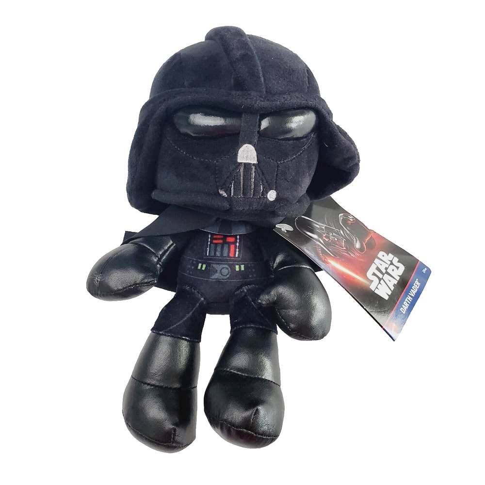 Mattel Disney Star Wars Darth Vader Plush Boys 10" Black Stuffed Animal New 2022